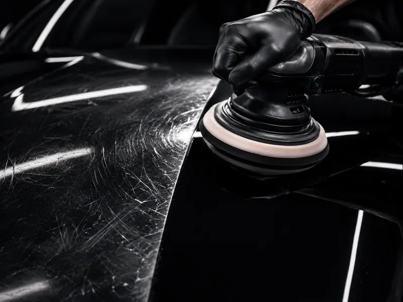 Deep clarity paint correction service